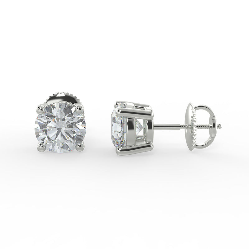 3.50ct Total Diamond Weight Earrings