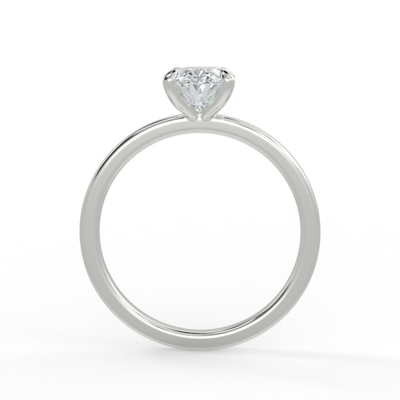 Eco 15 Oval Cut Solitaire Diamond Ring