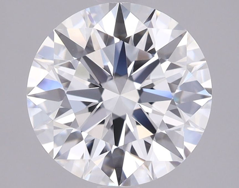 2.09-Carat Round Shape Lab Grown Diamond, Color : D, Cut : Ideal, Clarity : VVS2