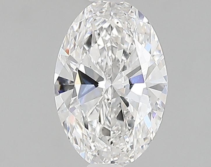 1.0-Carat Oval Shape Lab Grown Diamond, Color : E, Cut : Na, Clarity : VS2