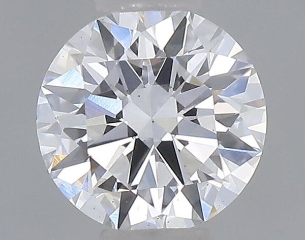 0.31-Carat Round Shape Lab Grown Diamond, Color : E, Cut : Excellent, Clarity : VS2
