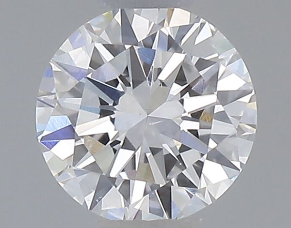 0.33-Carat Round Shape Lab Grown Diamond, Color : D, Cut : Very Good, Clarity : VS2