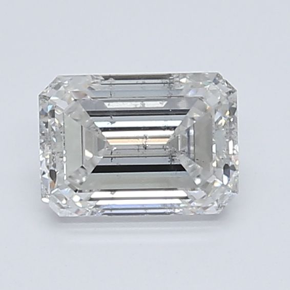 1.03-Carat Emerald Shape Lab Grown Diamond, Color : F, Cut : Na, Clarity : SI2