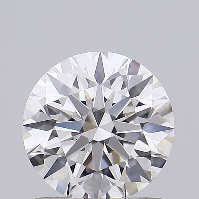 1.02-Carat Round Shape Lab Grown Diamond, Color : D, Cut : Ideal, Clarity : VS1