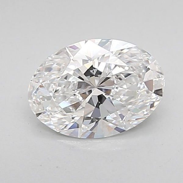 0.92-Carat Oval Shape Lab Grown Diamond, Color : D, Cut : Na, Clarity : VVS2