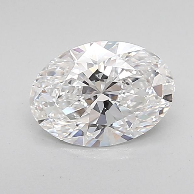 0.92-Carat Oval Shape Lab Grown Diamond, Color : D, Cut : Na, Clarity : VVS2