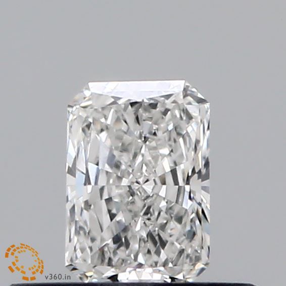 0.33-Carat Radiant Shape Lab Grown Diamond, Color : F, Cut : Na, Clarity : VS1