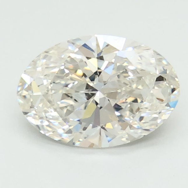 1.29-Carat Oval Shape Lab Grown Diamond, Color : G, Cut : Na, Clarity : VVS1