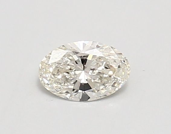 0.33-Carat Oval Shape Lab Grown Diamond, Color : H, Cut : Na, Clarity : VS2
