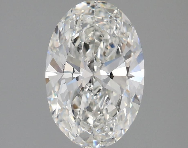 1.5-Carat Oval Shape Lab Grown Diamond, Color : F, Cut : Na, Clarity : VS1
