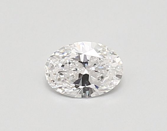 0.3-Carat Oval Shape Lab Grown Diamond, Color : D, Cut : Na, Clarity : SI1
