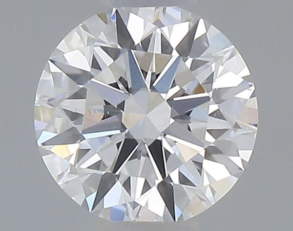 0.32-Carat Round Shape Lab Grown Diamond, Color : E, Cut : Ideal, Clarity : VS2