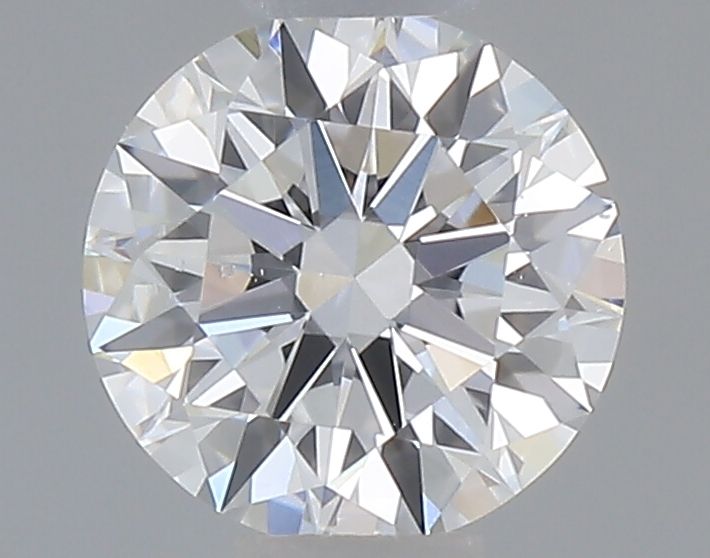 0.32-Carat Round Shape Lab Grown Diamond, Color : E, Cut : Ideal, Clarity : VS2