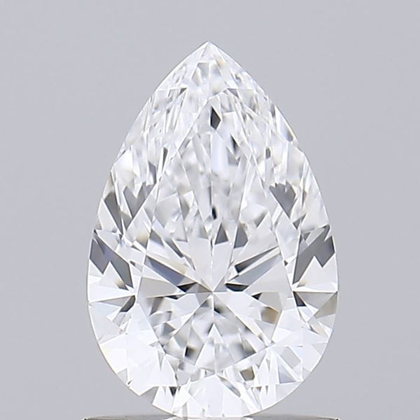 0.93-Carat Pear Shape Lab Grown Diamond, Color : D, Cut : Na, Clarity : VS1