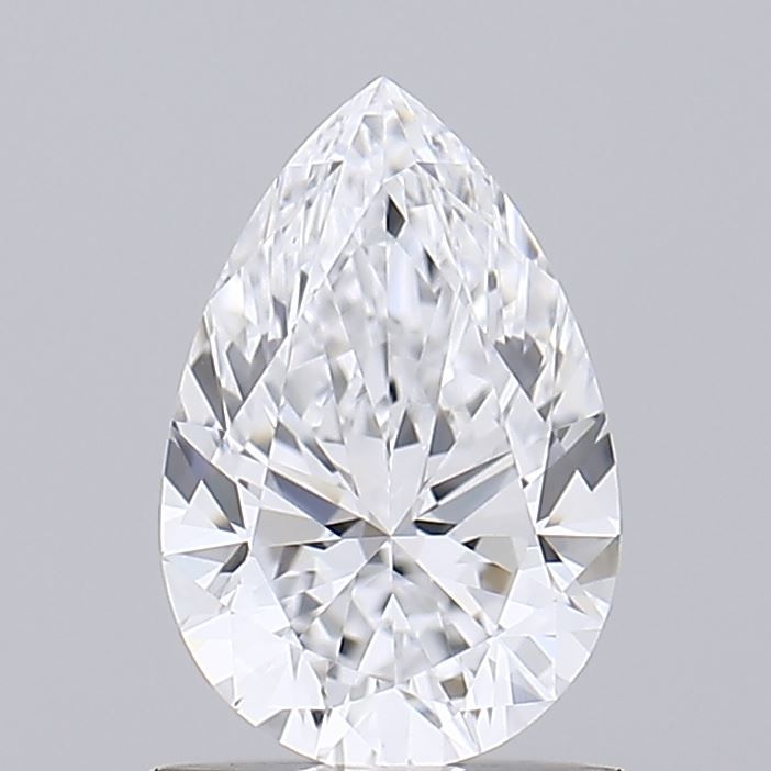 0.93-Carat Pear Shape Lab Grown Diamond, Color : D, Cut : Na, Clarity : VS1