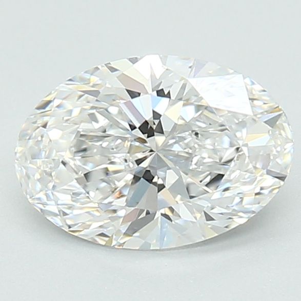 1.1-Carat Oval Shape Lab Grown Diamond, Color : D, Cut : Na, Clarity : VVS2