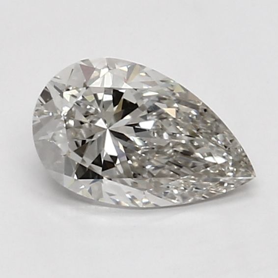 0.84-Carat Pear Shape Lab Grown Diamond, Color : G, Cut : Na, Clarity : VS1
