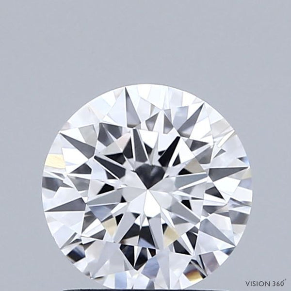 1.0-Carat Round Shape Lab Grown Diamond, Color : D, Cut : Ideal, Clarity : VS1