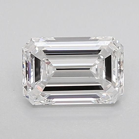 1.04-Carat Emerald Shape Lab Grown Diamond, Color : D, Cut : Na, Clarity : VVS2