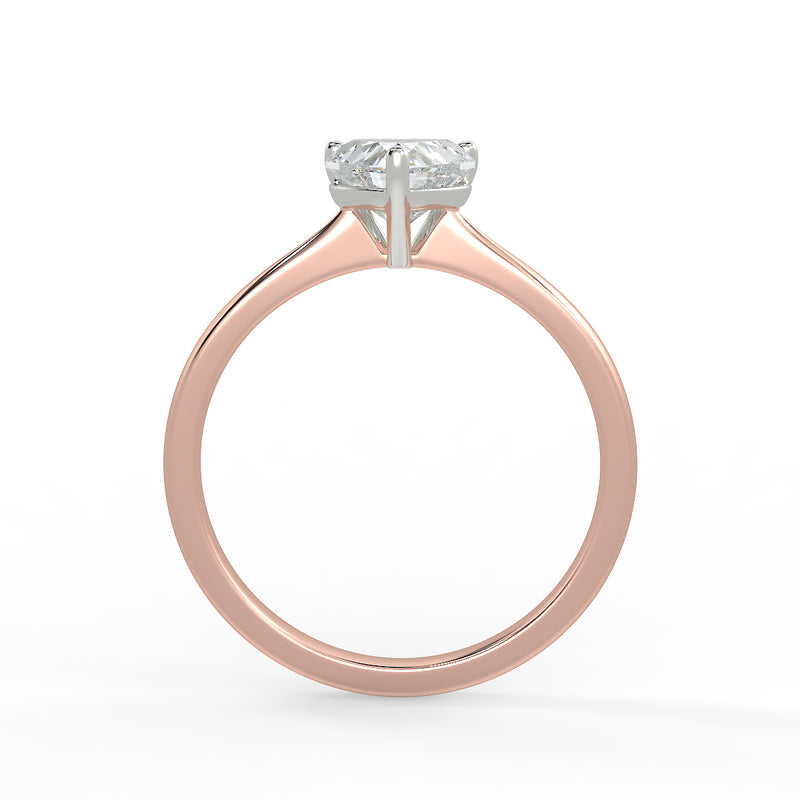 Eco 1 Heart Cut Solitaire Diamond Ring