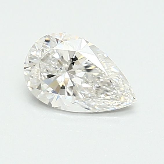 0.51-Carat Pear Shape Lab Grown Diamond, Color : E, Cut : Na, Clarity : VVS2