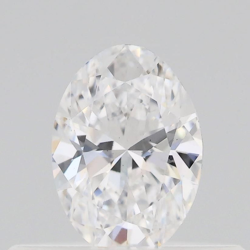 0.3-Carat Oval Shape Lab Grown Diamond, Color : D, Cut : Na, Clarity : VS2