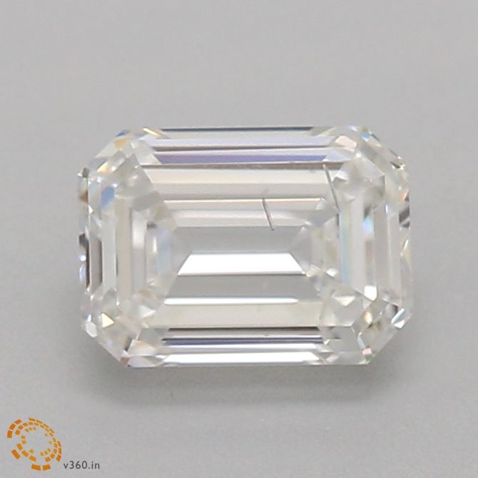 0.62-Carat Emerald Shape Lab Grown Diamond