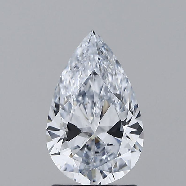 1.5-Carat Pear Shape Lab Grown Diamond, Color : H, Cut : Na, Clarity : SI1