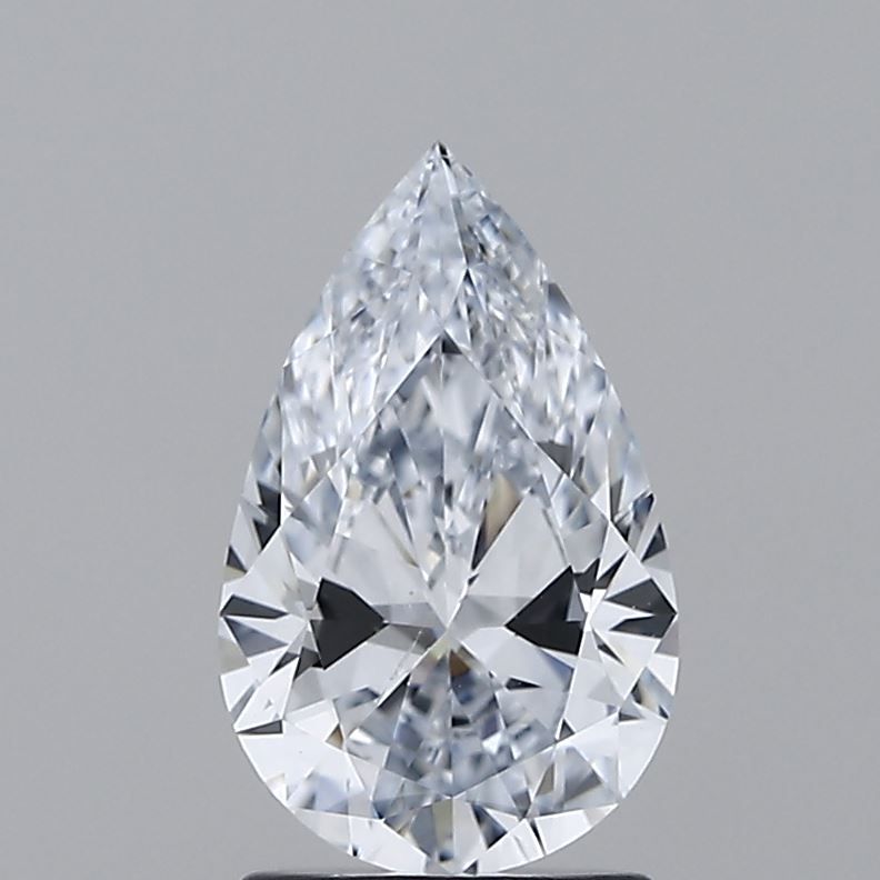 1.5-Carat Pear Shape Lab Grown Diamond, Color : H, Cut : Na, Clarity : SI1