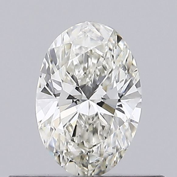 0.32-Carat Oval Shape Lab Grown Diamond, Color : H, Cut : Na, Clarity : VS1