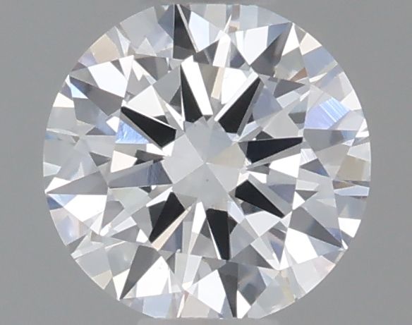 0.36-Carat Round Shape Lab Grown Diamond, Color : E, Cut : Excellent, Clarity : VS2