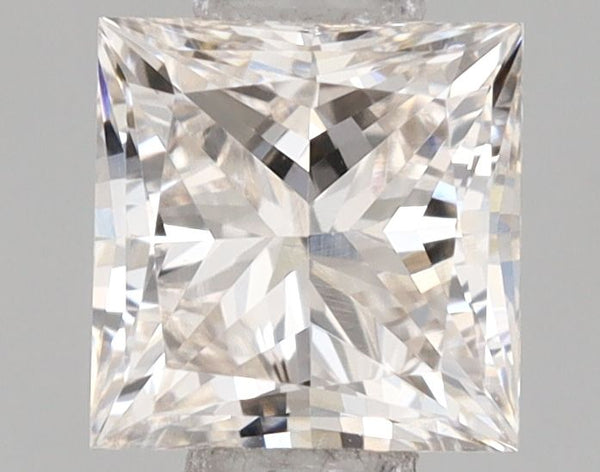 0.52-Carat Princess Shape Lab Grown Diamond, Color : H, Cut : Na, Clarity : VVS2