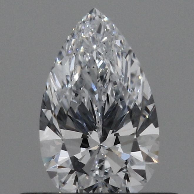 0.4-Carat Pear Shape Lab Grown Diamond, Color : G, Cut : Na, Clarity : VVS1