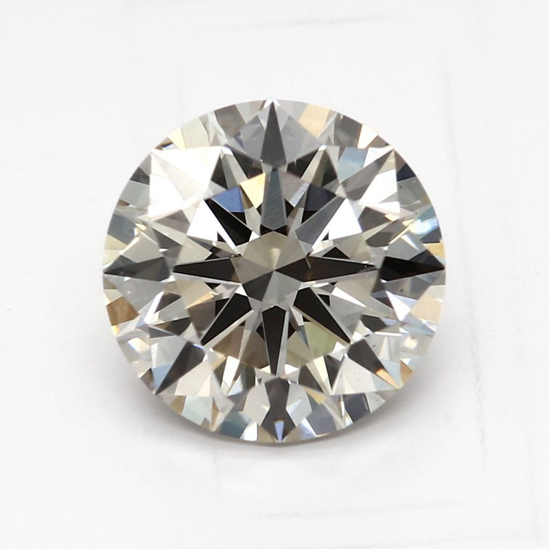 1.5-Carat Round Shape Lab Grown Diamond, Color : J, Cut : Good, Clarity : VS2