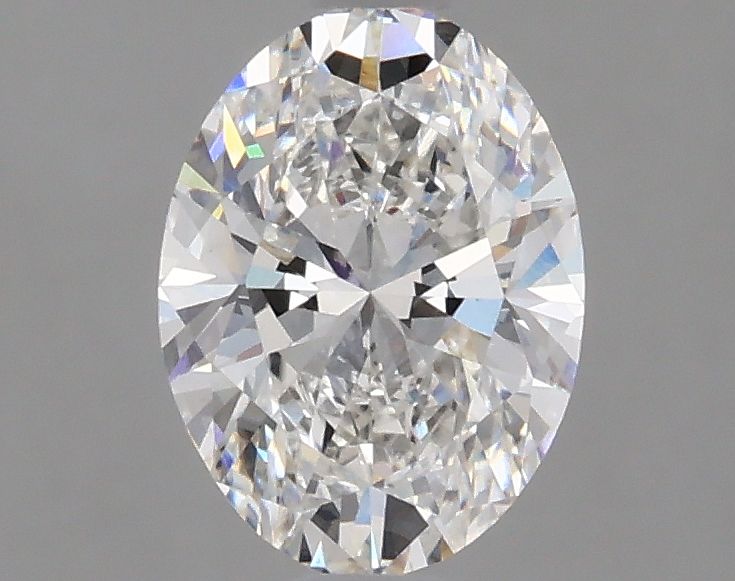 1.32-Carat Oval Shape Lab Grown Diamond, Color : E, Cut : Na, Clarity : VS1