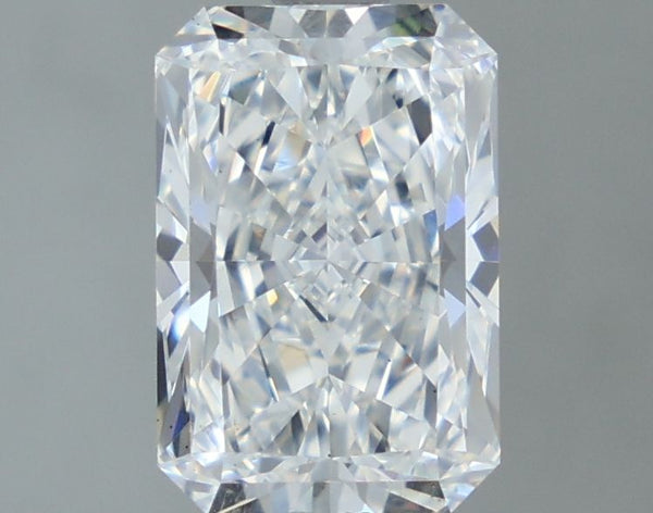 2.06-Carat Radiant Shape Lab Grown Diamond, Color : D, Cut : Na, Clarity : VS1