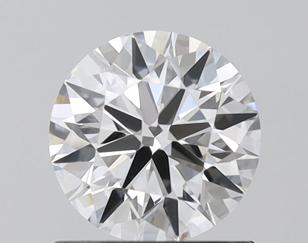 0.93-Carat Round Shape Lab Grown Diamond, Color : D, Cut : Ideal, Clarity : VVS2