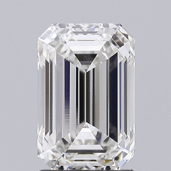 2.16-Carat Emerald Shape Lab Grown Diamond, Color : F, Cut : Na, Clarity : VS1