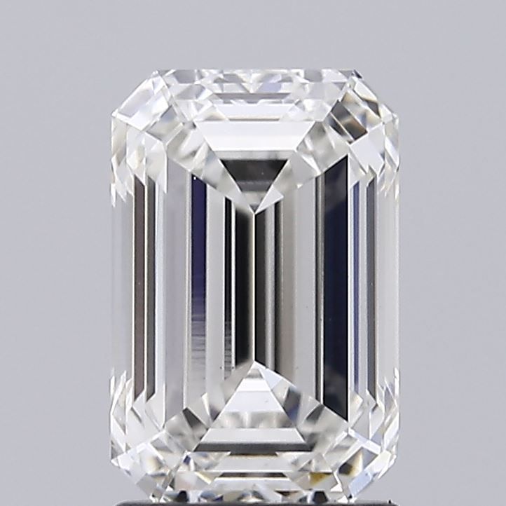 2.16-Carat Emerald Shape Lab Grown Diamond, Color : F, Cut : Na, Clarity : VS1