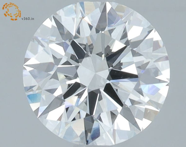 2.1-Carat Round Shape Lab Grown Diamond, Color : E, Cut : Ideal, Clarity : VVS2
