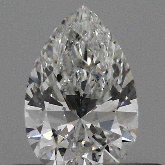 0.33-Carat Pear Shape Lab Grown Diamond, Color : H, Cut : Na, Clarity : VVS2
