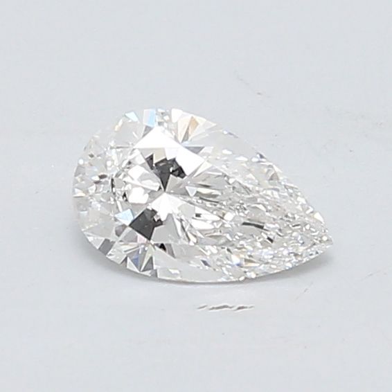 0.62-Carat Pear Shape Lab Grown Diamond, Color : F, Cut : Na, Clarity : VS2