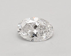 0.3-Carat Oval Shape Lab Grown Diamond, Color : E, Cut : Na, Clarity : SI1