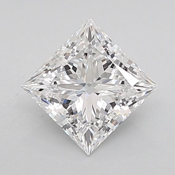 0.9-Carat Princess Shape Lab Grown Diamond, Color : D, Cut : Na, Clarity : VVS2