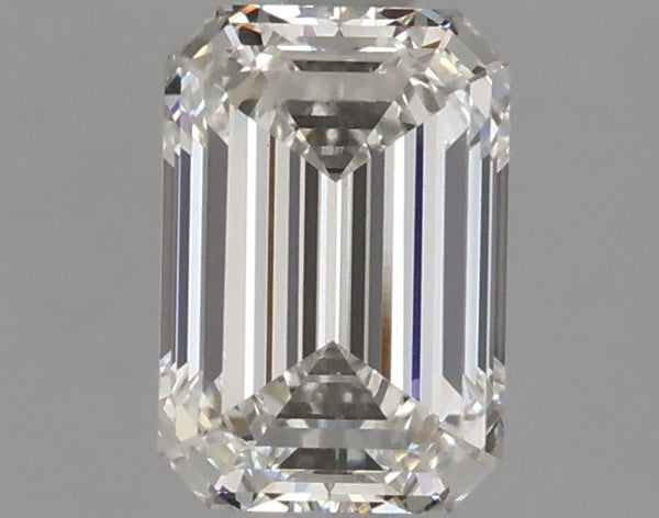 1.43-Carat Emerald Shape Lab Grown Diamond, Color : G, Cut : Na, Clarity : VVS2