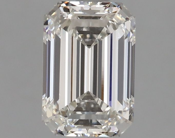 1.43-Carat Emerald Shape Lab Grown Diamond, Color : G, Cut : Na, Clarity : VVS2