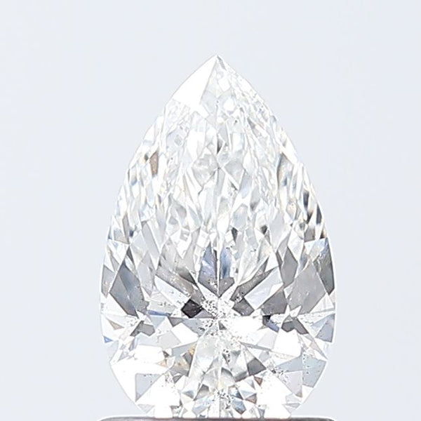 1.04-Carat Pear Shape Lab Grown Diamond, Color : E, Cut : Na, Clarity : SI2
