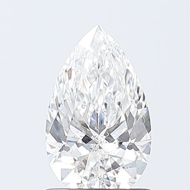 1.04-Carat Pear Shape Lab Grown Diamond, Color : E, Cut : Na, Clarity : SI2