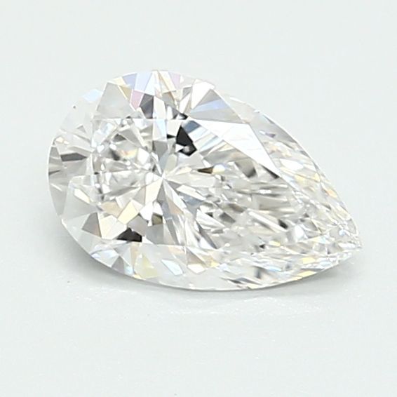 0.76-Carat Pear Shape Lab Grown Diamond, Color : E, Cut : Na, Clarity : VVS2