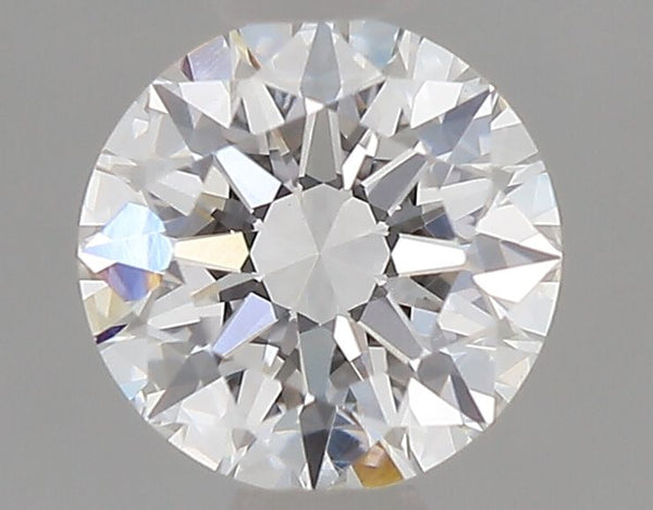 0.52-Carat Round Shape Lab Grown Diamond, Color : E, Cut : Excellent, Clarity : VVS2
